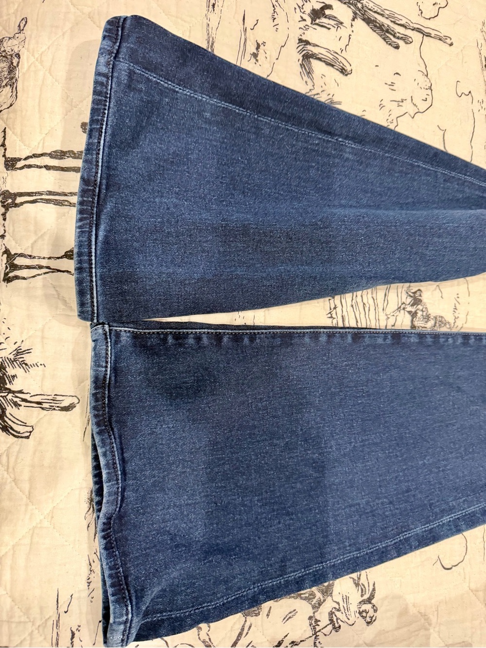 7 For All Mankind The Skinny Bootcut Jeans - Dark Blue Stretch - Size 24 - Picture 4 of 8